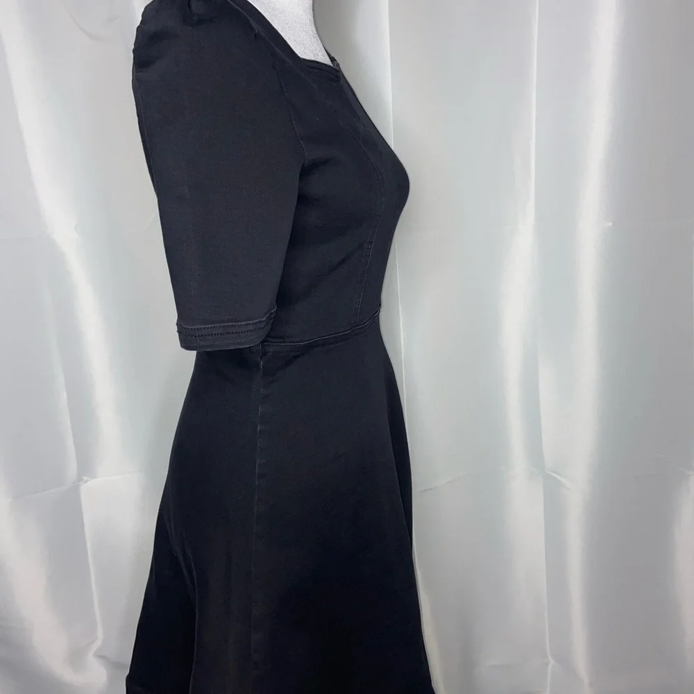 Habitual Kids Puff Sleeve Girls Dress - Black size 14 - Picture 4 of 11